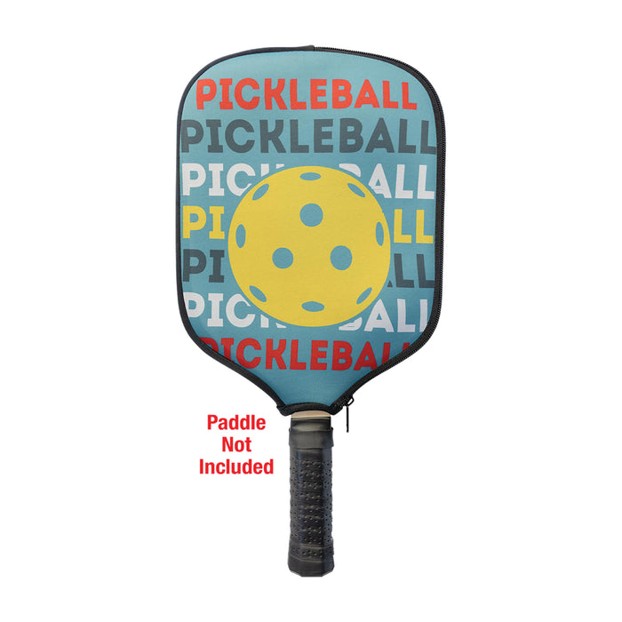 Custom Neoprene Pickleball Paddle Cover – Full-Color custom design or logo printing