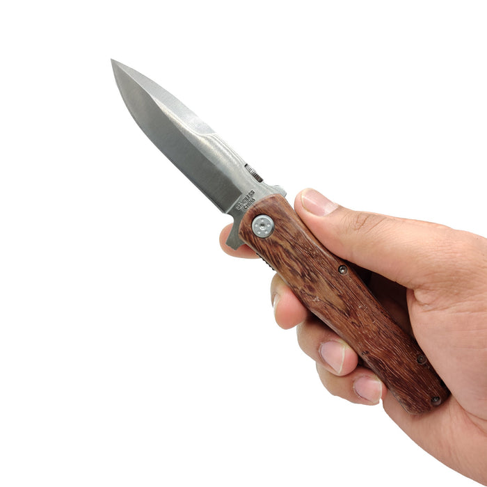 Personalized Engraved Pocket Knife – Custom Wedding Gifts for Groomsmen, Best Man, and Father's Day