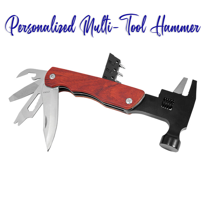 Personalized Hammer Multi-Tool Perfect for Father's DayPersonalized Hammer Multi-Tool – Engraved Gift for Father’s Day, Christmas, and Special Occasions | To Dad or Grand Dad from Son or Grandson | Personalized father's day Gift engraved