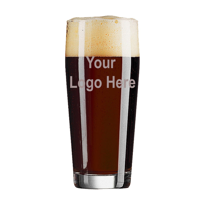 Personalized Willi Becher Beer Glass – Custom Laser Etched 16 oz Glass for Home Brewing or Gifts