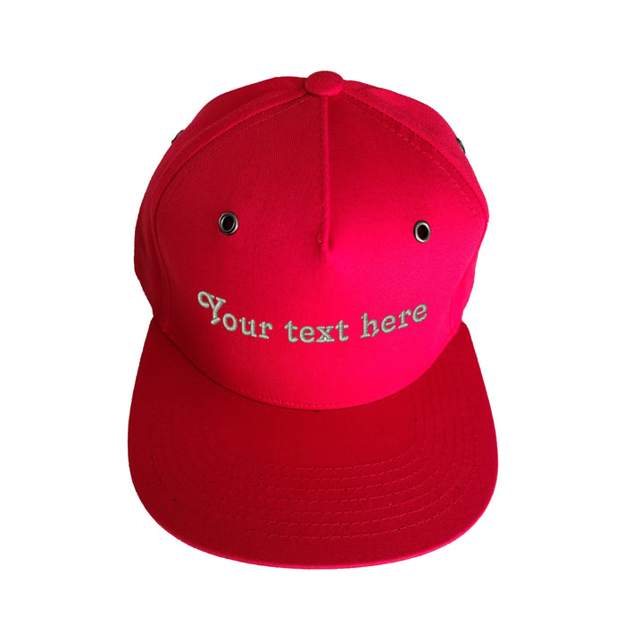 Custom Embroidered Baseball Hats – Personalized Snapback Hats with Family Name or Logo
