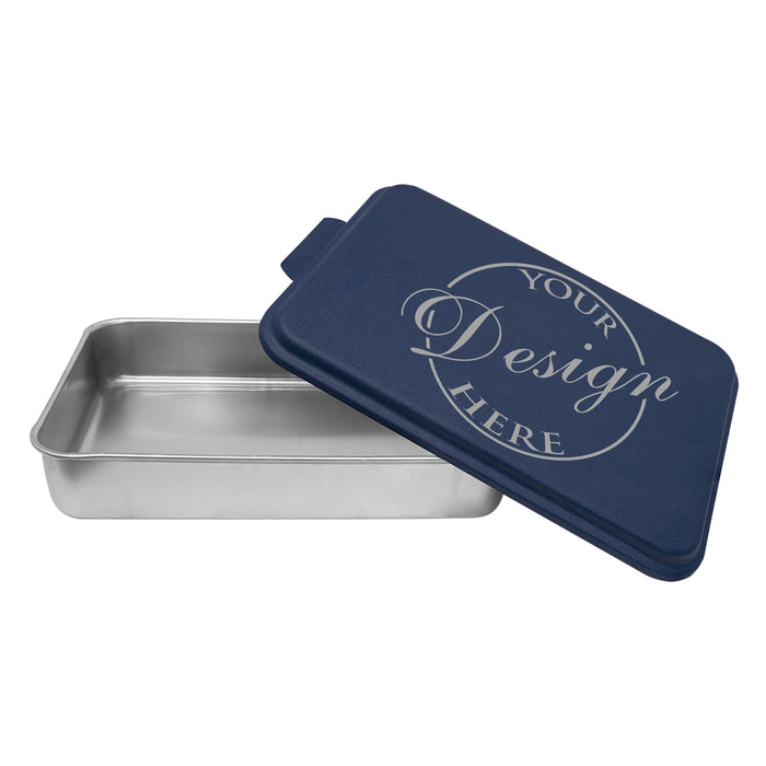 Personalized 9x13 Cake Pan with Engraved Lid – Custom Baking Pan for Weddings, Housewarmings & Unique Gift Ideas