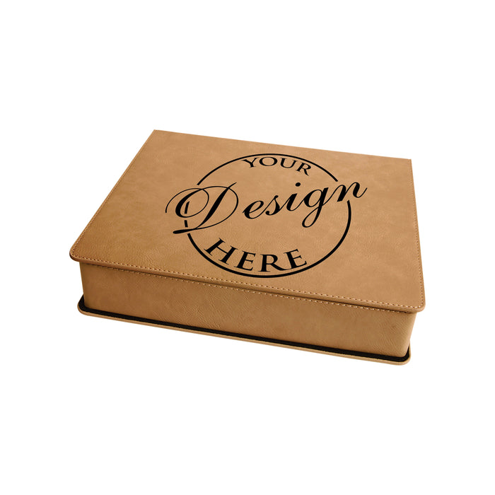Personalized 5-Piece Wine Tool Set with Custom Leatherette Storage Box – Engraved Wine Accessories