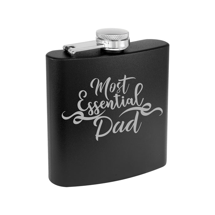 Fathers Day Gift | Personalized gift for your Dad | Laser Engraved Flask | Fathers Day Gift | Essential Dad Awesome Front line worker Gifts