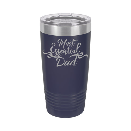 Personalized coffee tumbler with custom text and logo, insulated to keep drinks hot or cold