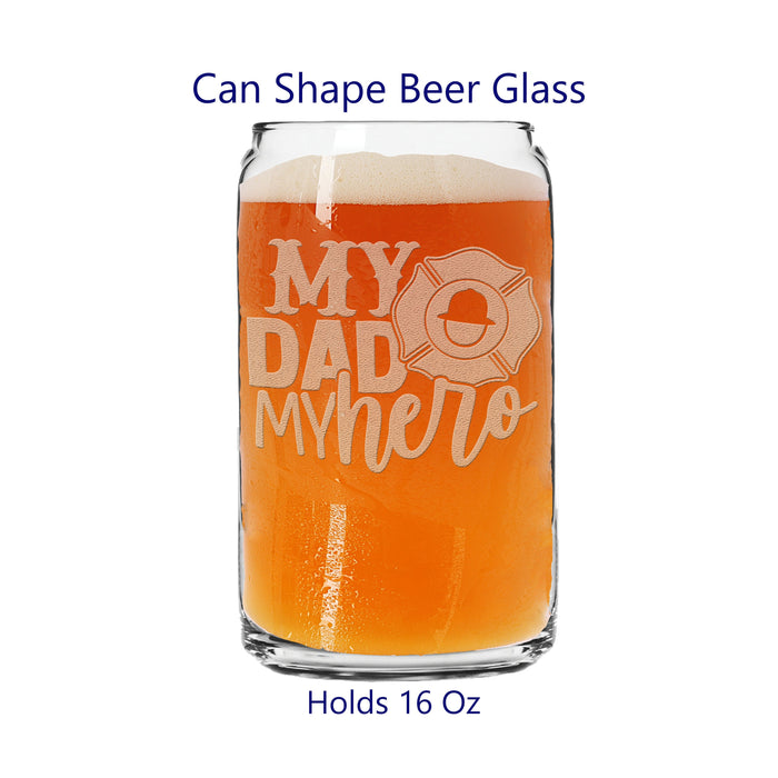 Personalized Beer Glass | Personalized Father's Day Beer Glasses | Fathers Day Gifts | Custom Beer Glasses, Pint, Pilsner, Can shape glasses