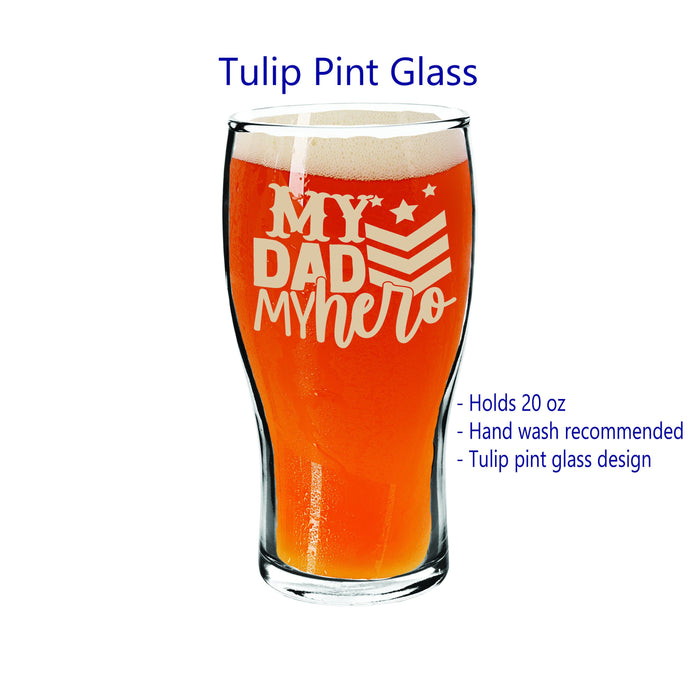 Personalized Beer Glass | Personalized Father's Day Beer Glasses | Fathers Day Gifts | Custom Beer Glasses, Pint, Pilsner, Can shape glasses