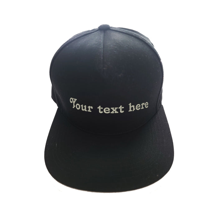 Custom Embroidered Baseball Hats – Personalized Snapback Hats with Family Name or Logo