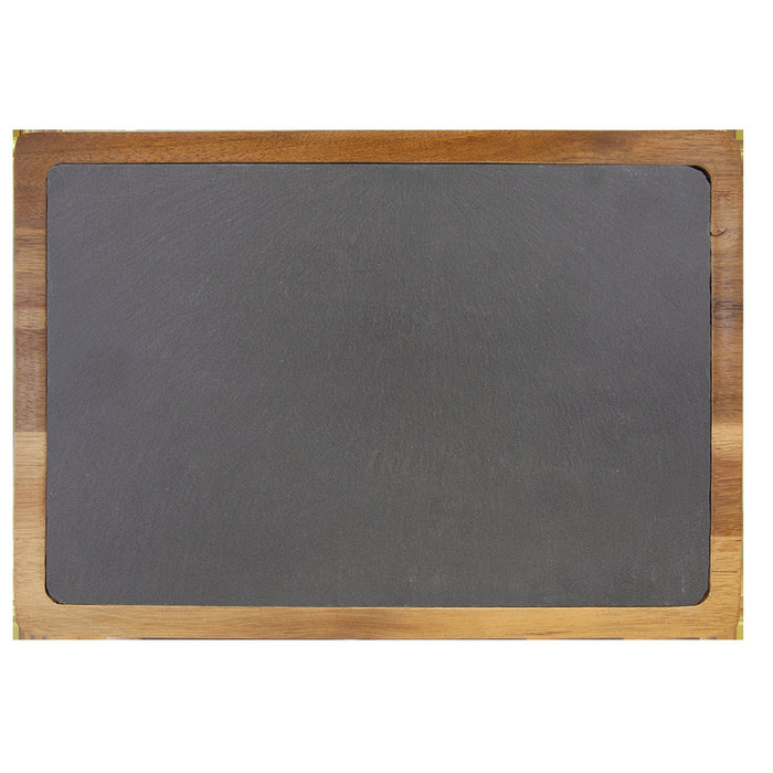 Personalized Natural Slate cutting board | Custom cheese board | personalized serving board | Best Gift for mother 13 x 9 Inches